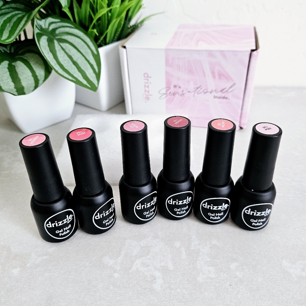 🆑️3/$15 Drizzle Beauty gel nail polish set from the Poppy Collection 6 Shades